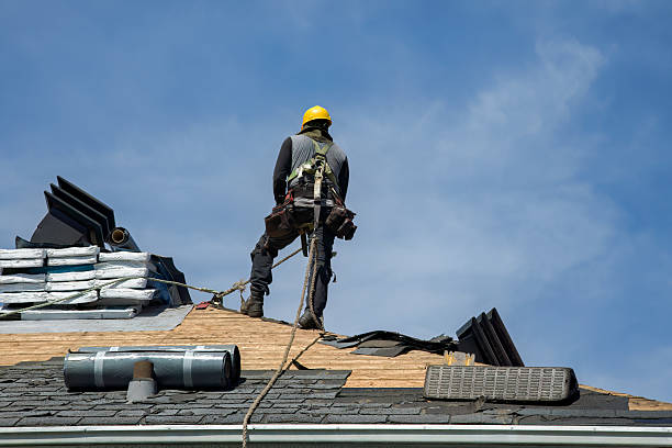 Professional Roofing technician working in Chatham, MA